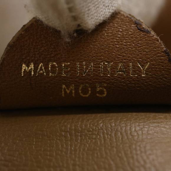 CELINE Macadam Canvas Shoulder Bag Beige Auth 29662 - Picture 12 of 16